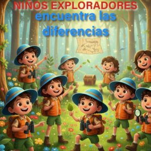 Portada del libro Adventures Explorer Children diferencias de Florencio HM